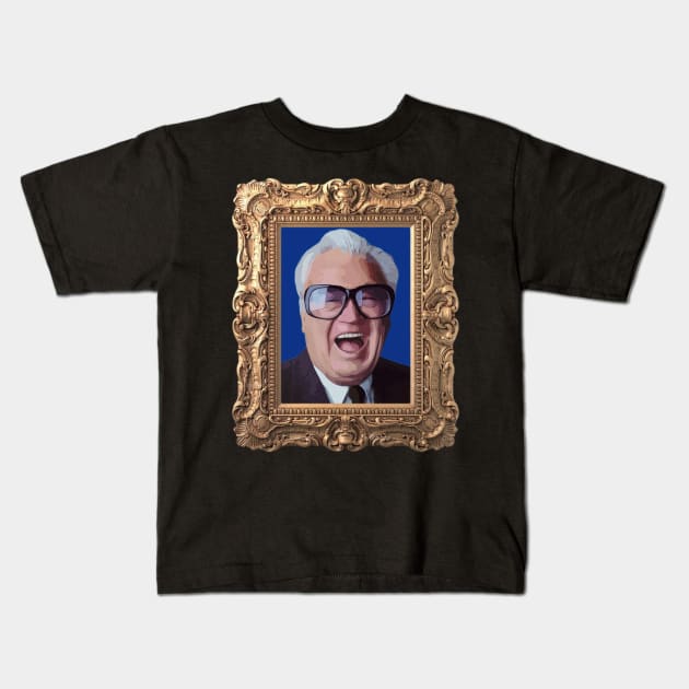 HARRY CARAY FRAMED Kids T-Shirt by ryanmpete